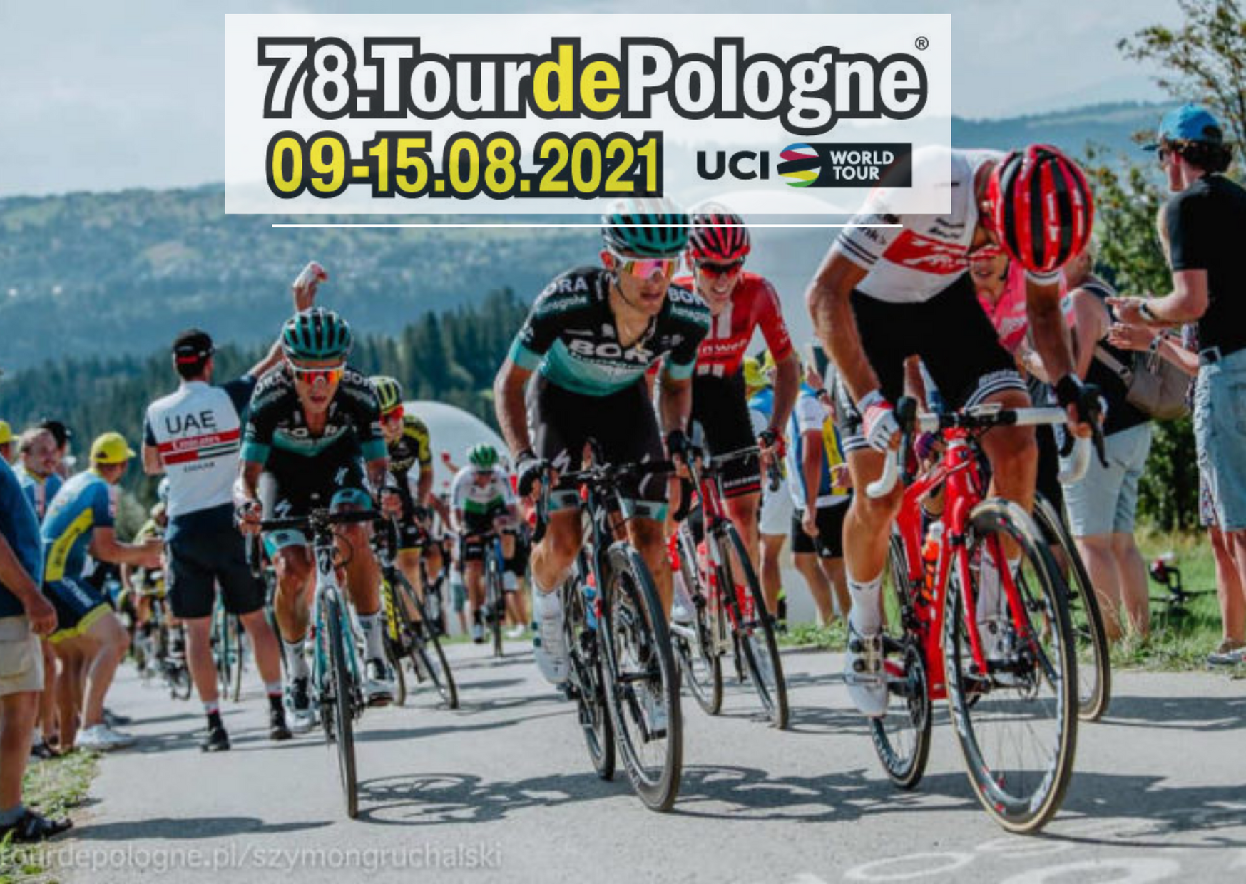 12 sierpnia peleton 78. Tour de Pologne 2021 przejedzie przez Kłodne, Męcine, Wysokie - zdjęcie główne