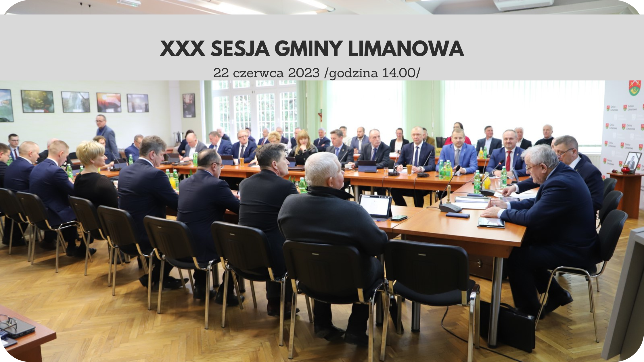 Zaproszenie na  XXX Sesje Rady Gminy - zdjęcie główne