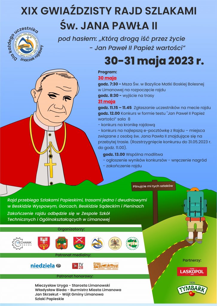 Trwa przyjmowanie zgłoszeń do udziału w XIX Rajdzie Gwiaździstym Szlakami Jana Pawła II - zdjęcie główne