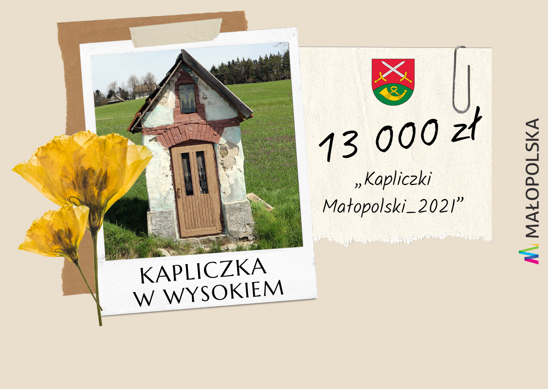 13 000 zł na remont kapliczki w miejscowości Wysokie - zdjęcie główne