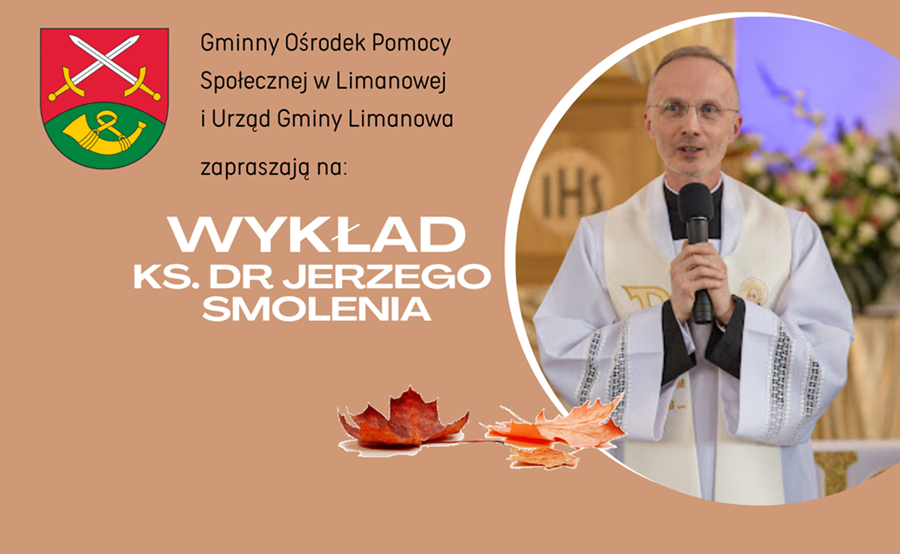 Zaproszenie na wykład Ks. dr Jerzego Smolenia „Jak zadbać o kondycję psychiczną w jesieni życia” - zdjęcie główne