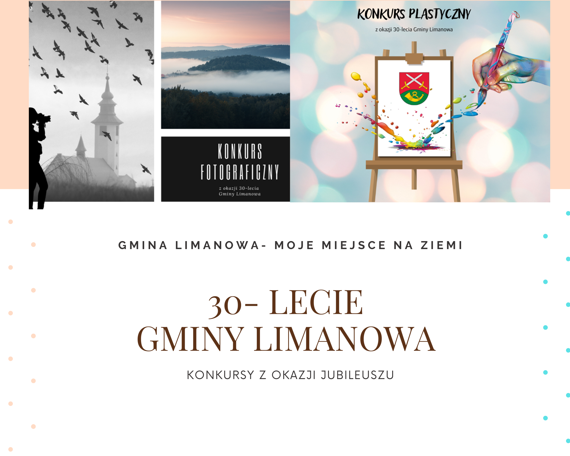 „Gmina Limanowa – moje miejsce na ziemi” – konkursy z okazji 30-lecia samorządu - zdjęcie główne