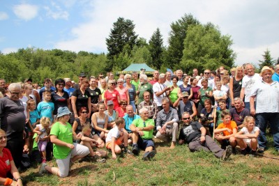 Spotkanie turystów na Sałaszu -  Odkryj Beskid Wyspowy 2019 - Galeria zdjęć - 1.JPG